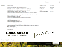 Tablet Screenshot of guidopdonati.com